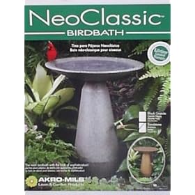 Neo Classic Bird Bath,Garden and Lawn Needs, Pet Accessory, Pet and Supplies by Akro-Mils