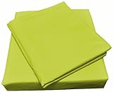 IMAGE OF Microfiber Spa Quality Bed Sheet Set, Queen Size, Green, 4-Pieces