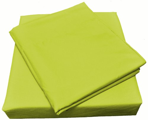 Microfiber Spa Quality Bed Sheet Set, Queen Size, Green, 4-Pieces