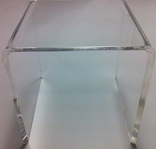6" Acrylic Display Riser Premium 3/16" Beveled Edge Riser Qty 3