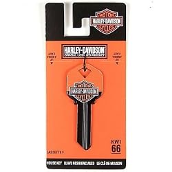 HARLEY DAVIDSON OFFICIAL KWIKSET BLANK HOUSE KEYS (2)