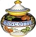 Fall Grapes - Italian Ceramic Asti Biscotti Cookie Jar