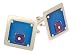 Handcrafted Limited Edition sterling silver and titanium cufflinks Squares