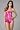 Michael Kors Sunray Tie Dye Burst One Piece Bandeau - Lacquer Pink - 4