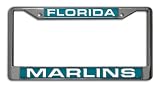 MLB Florida Marlins Laser Chrome Frame