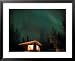 Curtains of Northern Lights above Fairbanks, Alaska, USA Framed Art Poster Print by H...