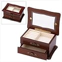 Keepsake Window Jewelry Box Organizer Storage Container