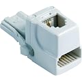 BT TELEPHONE PLUG MODEM RJ11 SOCKET DUAL ADAPTOR NEW