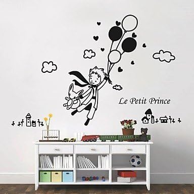 Wall Stickers Wall Decals, Modern The little prince and balloon PVC Wall Stickers -HSE