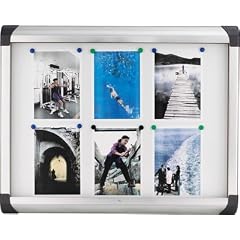 NOBO Schaukasten Pazifik 81,5x67,0x4,5cm DREHT�R METALLR�CKWAND F.AU�EN
