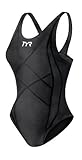 TYR Women's Tracer Light Aeroback Swim Suit, Black, 24 -Inch