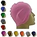 #1 Long Hair Silicone Swim Cap - Perfect To Keep Hair Dry - Suitable For Girls With Long Hair - Unisex Women and Men - 100% Satisfaction Money Back Guarantee.