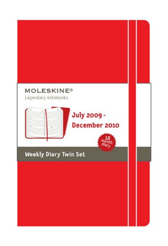 Moleskine Weekly Planner Twin Set-Red: July 2009-December 2010 (Moleskine Srl)