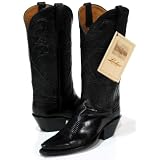 Lucchese Classics 'E2072' Domingo Goat Cowboy Boots Womens 8 - Black by Lucchese Classics