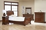 Broyhill Nouvelle Youth Sleigh Bedroom Set in Warm Cherry SALE
