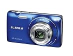 Fujifilm FinePix JZ100 14MP Point-and-Shoot Digital Camera (Blue) with 4GB SD Card, Carry Case
