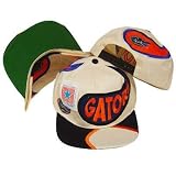 NCAA FLORIDA GATORS FLAT BILL OLD SCHOOL SNAP BACK HAT