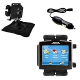 Magellan Maestro 3225 Auto Bean Bag Dash Holder with Car Charger - Uses Gomadic TipExchange