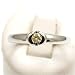 9 Carat White Gold Ladies 0.10 Carat Solitaire Diamond Engagement Ring Size I
