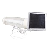Enjoydeal Super Bright 5 LED Solar Powered Panel Lamp Light Wall Home Outdoor Garage Corridor Shed Light