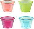 100-assorted Colors Disposable Plastic Party Bomber / Power Bomber / Jager Bomb / Shot Glass / Shot Cup / Cups