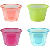 100-assorted Colors Disposable Plastic Party Bomber / Power Bomber / Jager Bomb / Shot Glass / Shot Cup / Cups