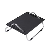 Footrest, Adjustable Easy-Glide Design, 18-1/2W x 11-1/2D x 8H, Black SAF2106