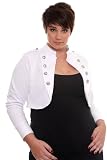 Torrid Plus Size White Jersey Military Jacket