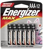 Energizer(R) Max(R) AAA Alkaline Batteries, Pack Of 12