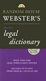 Random House Webster's Pocket Legal Dictionary, Third Edition