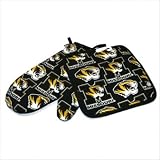 Mizzou University of Missouri Tigers Oven Mitt Potholder Set