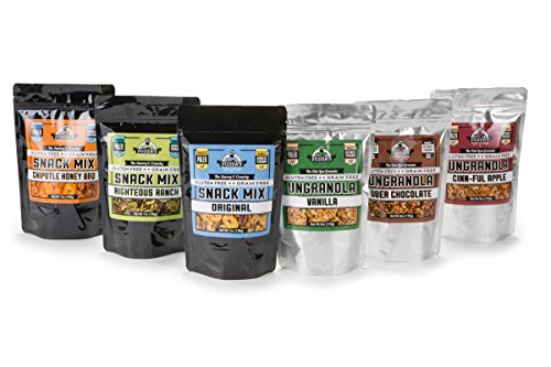 Bubba's Fine Foods Variety Pack: Grain-free, Gluten-free, Paleo Snack Mix & UnGranola