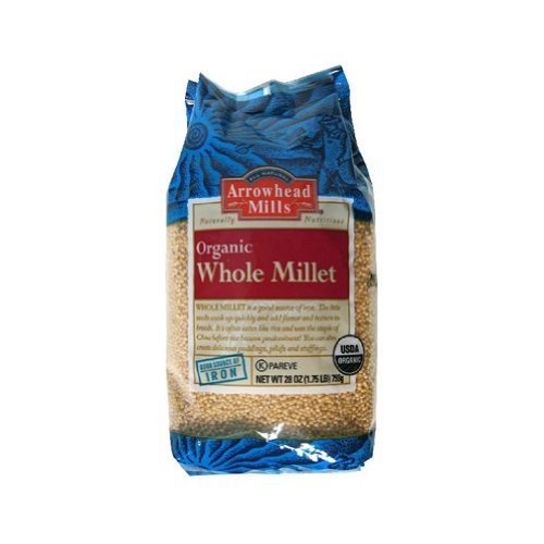Arrowhead Mills Organic Whole Millet 28-Ounce (Pack of 2) by Arrowhead Mills
