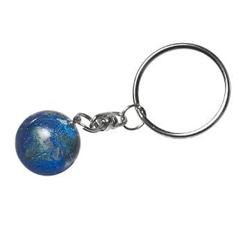 Earth Glass Keychain