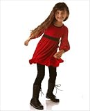 Plum Pudding Red/Black Polka Dot Mini Dress & Black Legging Set