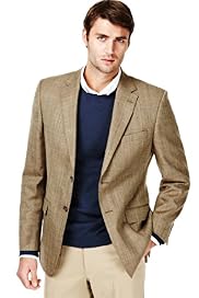 Sartorial Pure New Wool 2 Button Herringbone Jacket