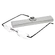 Foster Grant Reading Glasses Angie with Tube Rimless-Silver (+1.75)