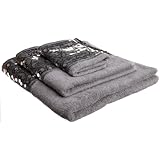 Popular Bath "Sinatra Silver" 3-Piece Towel Set
