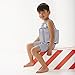 Splash About Kids Short John Floatsuit with Adjustable Buoyancy, Navy & White Stripe, 1-2 Years
