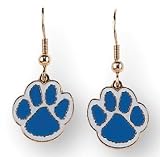 PAW EARRINGS BLUE/WHITE