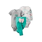 カーターズ Carter's ボディスーツ & パンツ 3点セット 3-Piece Bodysuit & Pant Set NB (50-55cm)