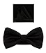 Tieworld Men's Formal Tuxedo Banded Pre-Tied Bow Tie Set