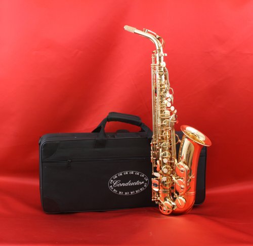 Conductor Model 300 Alto Saxophone - Gold Lacquer w Case, Accessories and 1 Year Warranty