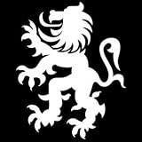 Medieval Rampant Lion Window Decal