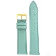 Genuine Leather Watch Band Pearl Finish Turquoise Blue 20mm Genuine Leather Watch Band Pearl Finish Turquoise Blue 20mm