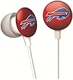 iHip NFF10200BUB NFL Buffalo Bills Mini Ear Buds, Red/Blue