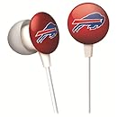 iHip NFF10200BUB NFL Buffalo Bills Mini Ear Buds, Red/Blue