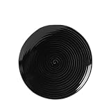 Sasaki Spa Black Round Salad Plate