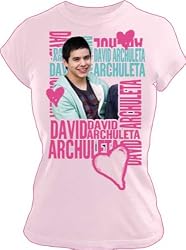 DAVID ARCHULETA SHIRTS - DAVE ARCHULETA T-SHIRTS - I LOVE DAVE ARCHULETA TEE - AMERICAN IDOL SHIRT