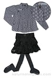 Marese Adjust. Bubble Skirt Cotton Polka Blouse